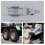 Водный транспорт объявление но. 4128459: Прицеп для перевозки катеров,  лодок и яхт «Валья»