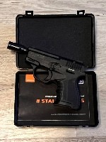 Продам в Москве Stalker 5.6x16 мм (M 906,  черный,  под строительный патрон Hilti) Новый!
Комплект изделия включает в себя:  
Кейс,  пистолет,  паспорт,  мортирка
Цена 15 000 р Телепорт в регионы е ...