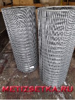 Сетка сварная оцинкованная ЦАММ (алюмоцинк) для изготовления клеток.  
Ячейки 12,5х25;  15х25,  12,5х50;  25х25;  25х50;  12,5х75 мм.  и др.  
Диаметр проволоки,  из которой сделана сетка:  - 2,0 мм ...
