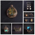 Ювелирные изделия объявление но. 4064242: Украшения ручной работы из меди,  латуни,  натуральных камней