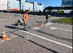Строительные услуги объявление но. 3654840: Дорожная разметка пластиком услуги
