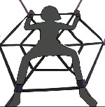 Ремни нейлоновые,  паутина
Ширина ремня 2 см.  
R = 56 см
a = 46 см
В компект входит - сама паутина,  фиксирующие наручники для рук и ног.  
Крепёжные (фиксирующие ремни),  которые стягивают и кр ...