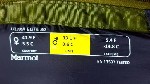 Спортинвентарь объявление но. 3475336: спальный мешок Marmot Ultra Elite 30 Long,  новый.  Вес:  0,91 кг.