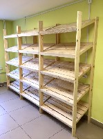 Предлагаем деревянные сборные стеллажи. 

Собственное производство! Отличное качество! 
Низкие цены! 

Цена указана за стеллаж размером: Высота 160 см Ширина 60 см Глубина 24 см. 

Изготовим ст ...