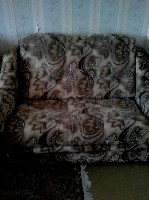 Продаю раскладной экспресс-диван в хорошем состоянии. 1.20 - в ширину, 2.20 в длину (разложенный). Крепкий, обшивка абсолютно целая.Самовывоз. 1000 руб. ...