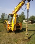  Предоставляем услуги ямобура на базе а/м и экскаватора погрузчика. Шнеки диаметром от 200 до 600, глубина бурения до 10 метров. Стоимость услуги от 150 р/м. Работаем как за наличный, так и безналичны ...