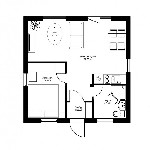 Продам дом объявление но. 1103745: Финский поселок в Осоргино. Дом 35м2 + 7 соток вариант 2