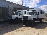 Поставка вахтовых автобусов на базе полноприводных вездеходных автомобилей ГАЗ 33081. Базовый автомобиль вахтового автобуса с колесной формулой 4х4 и односкатной ошиновкой преодолевает труднопроходимы ...