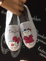 Обувь объявление но. 1183365: Слипоны ручная роспись.