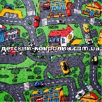 Детский коврик с дорогами City Life идеально подойдет для использования в игровой комнате, детской комнате и детских садах. Ковролин для детской комнаты имеет сертификат качества и абсолютно безопасен ...
