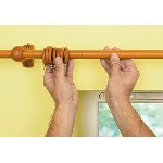 Ремонтные услуги объявление но. 1327328: Двухрядные карнизы для штор - установим. Вызвать мастера в Перми