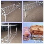 Цена указана за 1яр. кровать
В основании сварная сетка (ячейка 100*100). Каркас из профильной трубы 40*20; спинка из трубы d32мм. Полимерно-порошковое покрытие, цвет серый. Одноярусные и двухъярусные ...