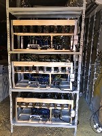 Ферма 
комплектующие: 
- Видеокарта asus rog strix a8G nvidia GeForce GTX 1070ti- 8шт. 
- Материнская плата MB ASUS Z270-A s1151 
- Процессор CPU Intel Socket 1151 Celeron G3930 
- Оперативная па ...