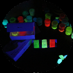 Разное объявление но. 1541815: Флуоресцентная краска универсальная для рисования и хенд мейд