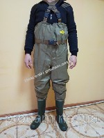 Удобная водонепроницаемая екиперовка рыбацкие сапоги заброды по грудь Lemigo Spodniebuty. Производства Польша.

1) 100% водонепронецаемость, благодоря материалу 210D нейлон, который прорезинен внутр ...