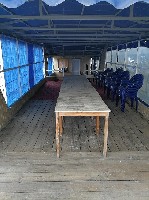 Сдается благоустроенная площадка для пикника на стоячем теплоходе. В центре города на реке, с прекрасными видами. На площадке имеются столы, стулья, розетки, мангал, туалет. 
Стоимость 5000 руб за ше ...