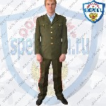 Детская одежда, обувь объявление но. 1622632: Кадетский костюм парадный Общевойсковой курсантов Россия цвет Оливковый тк п/ш или габардин