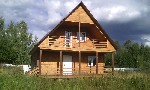 Продам дом объявление но. 1626575: Новый дом из бруса в деревне Воскресенское, 150 кв.м., ИЖС, 30 км от Сергиев Посада