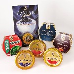 Самая вкусная, качественная и свежая черная и красная икра в нашем магазине. У нас в ассортименте представлена икра лососевая, осетровая и икра форели. Вся продукция сертифицирована и имеет превосходн ...