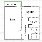 Продам уютную и теплую 1 комнатную квартиру! Установлены счетчики гор. и хол. воды, общедомовой счетчик. Сан. узел совмещённый. Балкон застеклён.
 Во дворе построена хорошая детская площадка. Соседи  ...