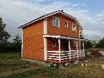 Дачный дом из бруса.
Размером 6х8м. 
В 2 этажа, 96 м2.
Качественное утепление дома позволяет проживать в нём в любое время года!
Принимаем к оплате материнский капитал.
Возможна продажа в кредит. ...