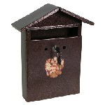 Уличный почтовый ящик для квитанций. Индивидуальный ящик для почты.
Размер ящика, мм (ВхШхГ): 340х210х60
Почтовый ящик изготовлен в форме Домика. Благодаря такой форме осадки не попадают во внутрь и ...