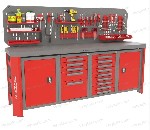 Верстак слесарный Гефест-ВС-1591 производство "Kron investment Group" разрабатывался для удобного и функционального оснащения рабочего пространства слесаря-ремонтника. Особенности конструкции, качеств ...