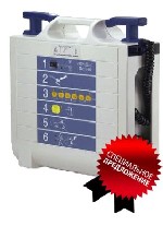 Primedic Defi-B - переносной автономный дефибриллятор, работающий от аккумуляторных батарей. Прибор обеспечивает генерацию монофазного импульса синусоидального демпфированного типа. Тип дефибрилляции  ...