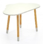 Материал ножек:
Изготовлены из массива сосны и покрыты лаком на водной основе.

Материал столешницы:
Изготовлена из ЛДСП класса E1(16мм), края покрыты кромкой ПВХ (1мм)
Размер столика: 77х51х47 ( ...