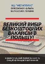 Работа за рубежом объявление но. 2207168: Робота за кордоном: англія, польща, чехія, німеччина