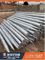 Строительные материалы объявление но. 2437327: Однолопастные сваи,  Геошурупы окрашенные,  Геошуруп оцинкованный.  Геошурупы в Харькове