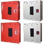 Пожежні шафи всіх типів та видів в наявності та на замовлення,  з комплектацією
та без,  для розміщення внутрішніх пожежних кранів та рукавного полотна,  для
зберігання вогнегасників.  
Існує можли ...