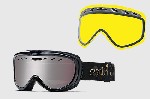 Очки горнолыжные (маска) Smith Cadence + доп.  линза.  Новые 
Линзы Ignitor Mirror / оправа Black/Gold fridays + дополнительная линза Yellow
Линза Ignitor mirror:  cветопропускание 35% - универсальн ...