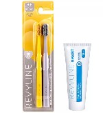 Набор зубных щеток с использованием щетинок премиального класса.  Плотные и мягкие щетинки эффективно удаляют налет и одновременно массируют десны для укрепления тканей.  Зубные щетки идеально подходя ...