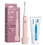 Простая в управлении зубная щетка для качественной чистки зубного ряда.  Звуковая щетка массирует десны и укрепляет их.  В модели 2 режима чистки,  функция запоминания режимов,  защита от случайной ак ...