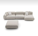 Роскошный диван станет главным украшением Вашей гостиной.  Изогнутые линии,  изящность,  мягкие,  обтекаемые формы - сочетание всех условий для приятного времяпрепровождения.  Габариты и формы,  напол ...