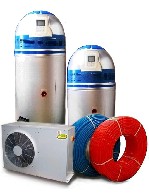 Универсальный гибридный геотермально-воздушный тепловой насос DROID SDU-INV-XX-XXX производства УКЗТН от компании Тепло-Heat является универсальной климатической установкой для жизнеобеспечения частно ...